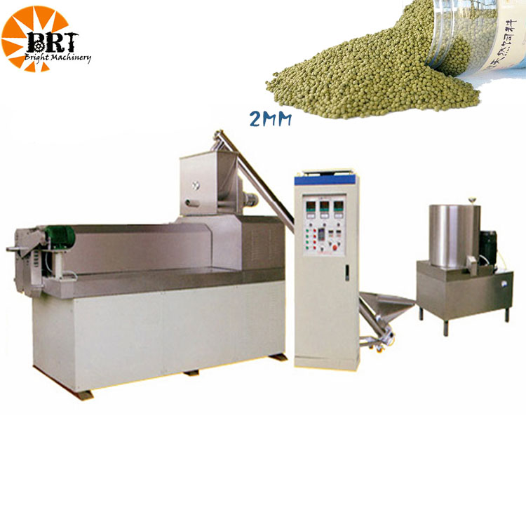 Floating fish food extruder