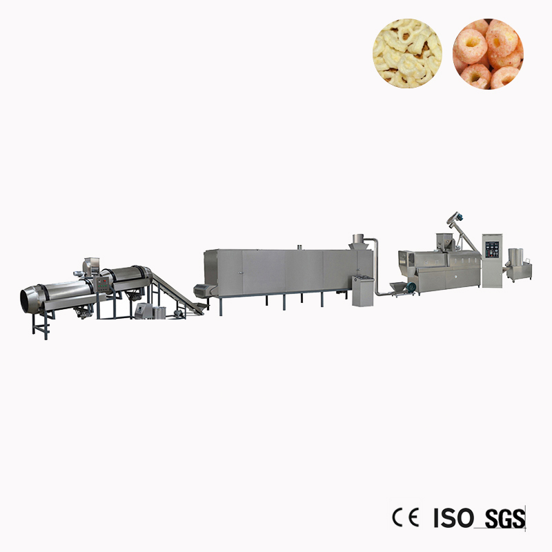 corn puff snacks rice extruded machine, corn puff snacks rice extruded machine,