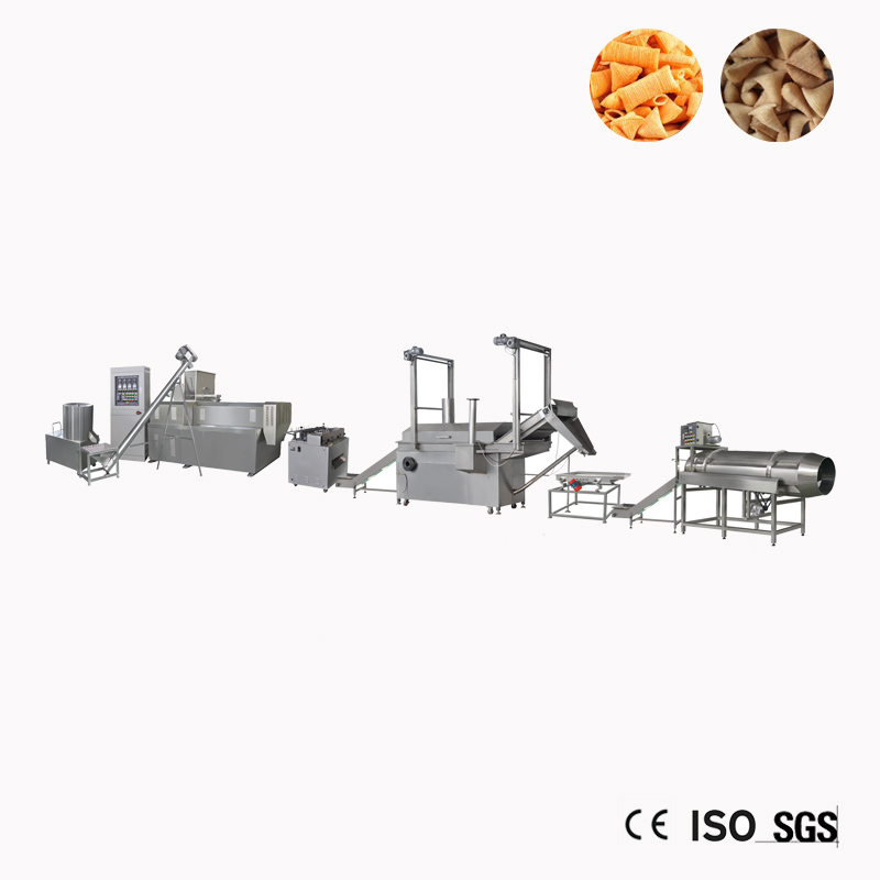fried bugles chips snacks extruder making machine