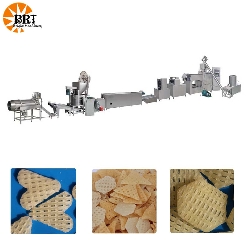 puffed 3D snack pellets food machine extruder