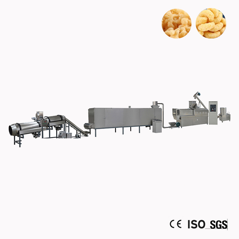 single screw taiwan snack food extruder machines maker